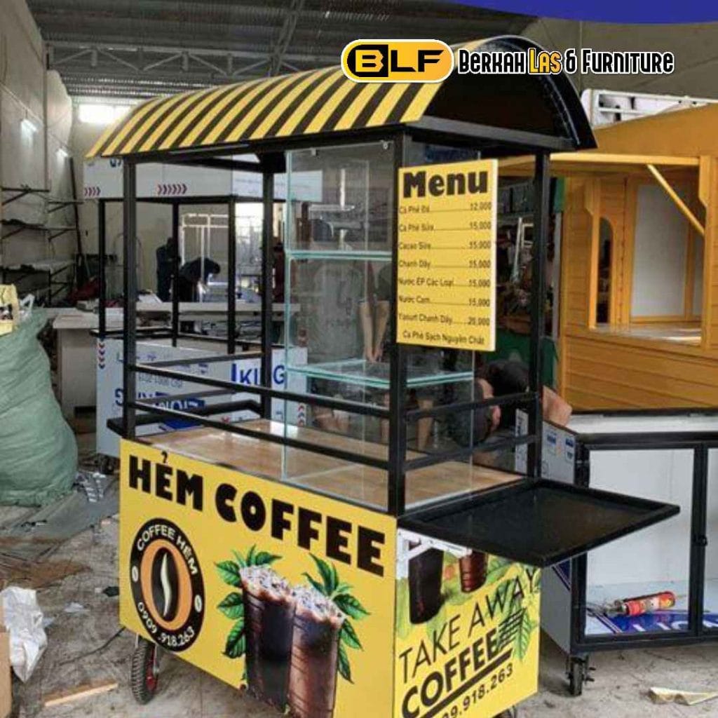 Gerobak Minuman Unik di Metro Lampung