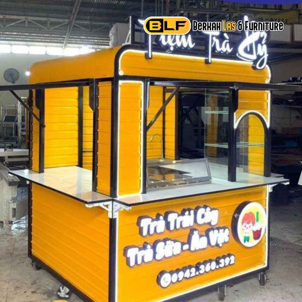 Gerobak Minuman Unik di Metro Lampung-