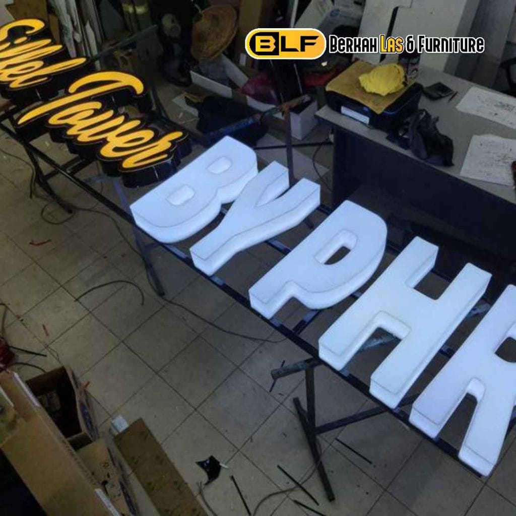 Huruf Timbul Lampung Timur