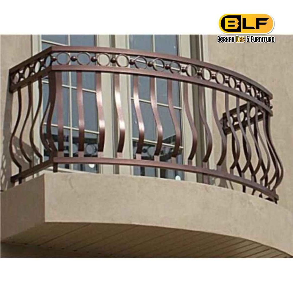 Railing Balkon Besi Tempa